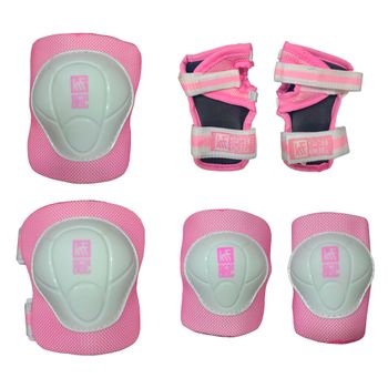 Set Protecciones Krf Junior School Pink T/s