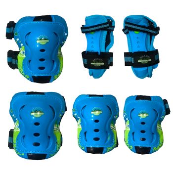 Set Protecciones Des Park City Azul Tm