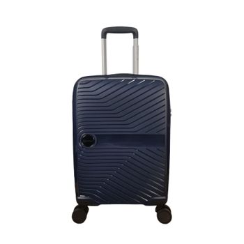 Maleta de Cabina de Polipropileno American Tourister Hit, 8 Ruedas, 55 cm,  Azul Oscuro