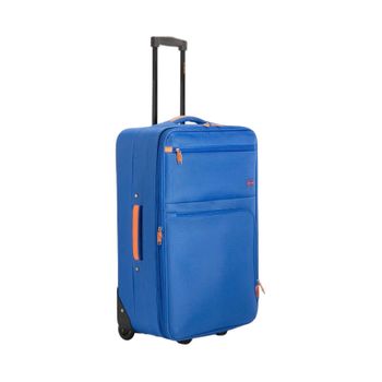 Benzi Mala De Viagem / Trolley Médio 66cm 2r Exp. Bz5383 Azul/laranja