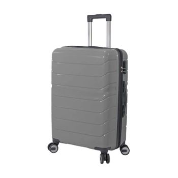 Diamond Mala De Viagem / Trolley Médio 66cm 4 Rodas Dm5745 Cinza