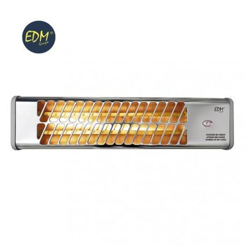 Estufa De Baño Modelo Cromo Quarzo 600-1200w Orientable Edm