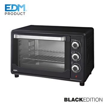 MPM MPE-08T Horno Convección Sobremesa, 45L, Acero Inoxidable, Asador  Pollo, Temporizador, Ajuste Temperatura, 2000, Plata - Conforama