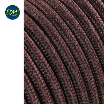 Cable Cordon Tubulaire 2x0.75mm C20 Marron 5m