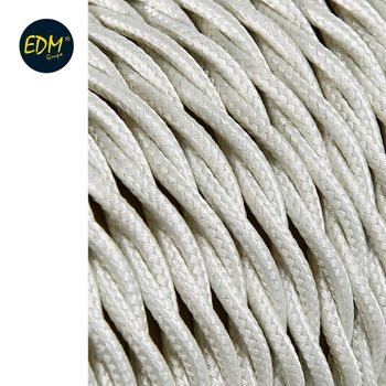 Cable Textil Trenzado 2x0,75mm Algodon 5m