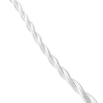 Cable Textil Trenzado 2x1,5 Blanco