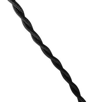 Cable Textil Trenzado 2x1,5 Negro