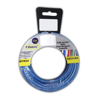 Carrete Cablecillo Flexible 1,5mm Azul 25m Libre-halogeno