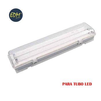 Regleta Estanca Para Tubo Led Eq 2x36w 125cm Edm Ip44