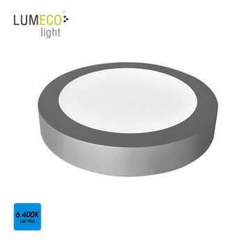 Aplique de superficie Led con sensor y luz de emergencia 16W EDM