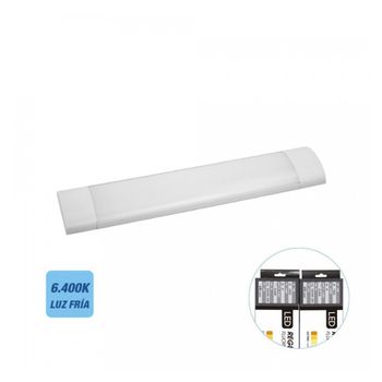 Pantalla Iluminacion Estanca Led 48w 4200lm 6400k Ip20 121x12x3,1cm Pvc Edm