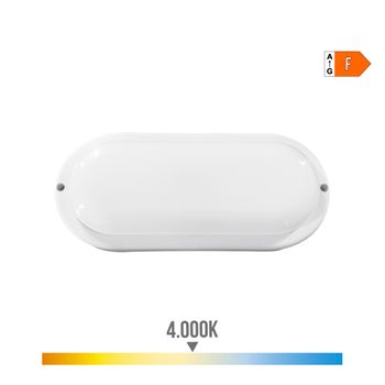 Aplique Oval Led 18w 1820lm 4.000k 23x4,5x10,2cm Edm