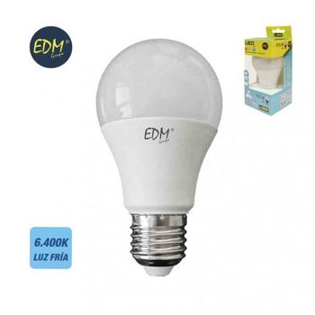 BOMBILLA STANDARD LED E27 15W 1900lm 6500K LUZ FRIA Ø6,8x12,8cm EDM