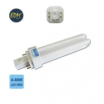 Bombilla Bajo Consumo Pld-4 Pin 26w Luz Fria 6.400k 4 Pin Edm