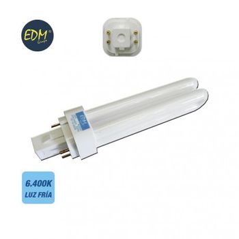 Bombilla Bajo Consumo Pld-4 Pin 18w Luz Fria 6.400k 4 Pin Edm