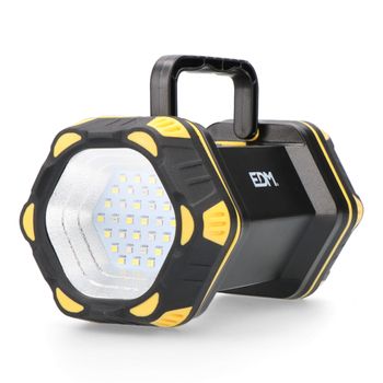 Linterna Led Cob Redonda 200lm + Cob Frontal 200lm + Spot Superior 50lm Edm  con Ofertas en Carrefour