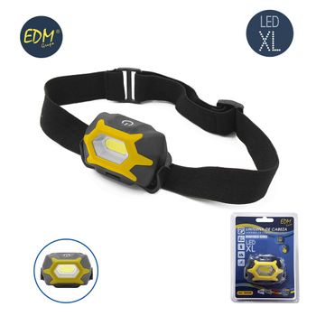 Linterna LED para la Cabeza EDM XL Amarillo 1 W 120 Lm