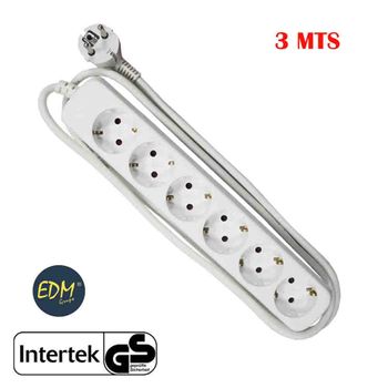 Bematik - Regleta De 4 Enchufes Schuko Con Interruptor Individual Sin Cable  Ca00700 con Ofertas en Carrefour