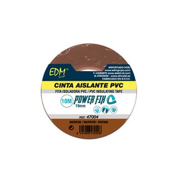 Cinta Aislante 10x19 Marrón Edm