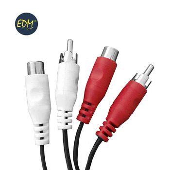 Goobay Cable de Audio Estéreo Jack 3.5mm Macho/Macho 1m Blanco