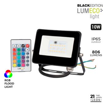 Foco Proyector Led Rgb 10w 806 Lumen Lumeco