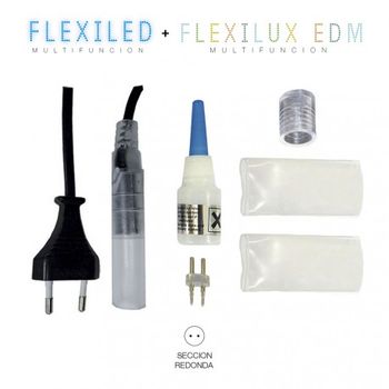 Alimentador-conector Tubo Flexilux/flexiled 2 Vias Edm