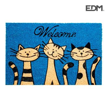 Felpudo 60x40cm Modelo Gatos Edm