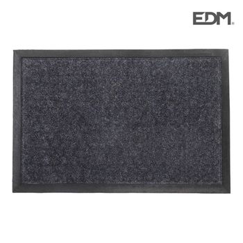 Felpudo 60x40cm Liso Gris Oscuro Edm