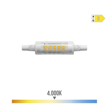 Lâmpada Lineal Led 78mm R7s 5.5w 600lm 4.000k Luz Dia Ø1,5x7,8cm Edm