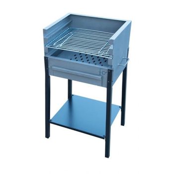 Flores Cortes - Soporte Barbacoa Con Cajón Y Parrilla Inoxidable 600 X 430  X 420 Mm. con Ofertas en Carrefour