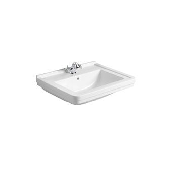 Gala G1203001 Noble Lavabo Clásico Suspendido 75 Cm Sin Pedestal Blanco