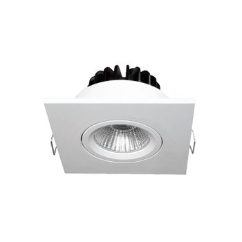 Pack 5x Focos Empotrables Led 9w 4500k Cuadrado Blanco