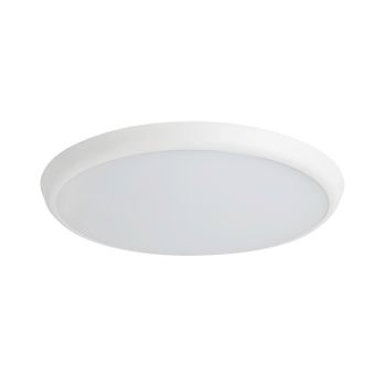 Plafón Redondo Para Exterior Led 18w 3000k Blanco Ip54