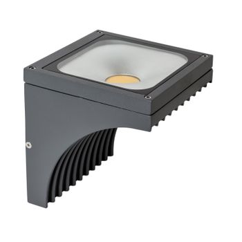 Aplique Para Exterior Led 12w 3000k Gris Antracita Ip54