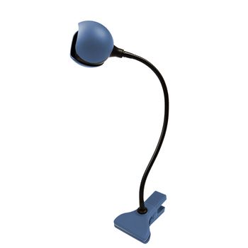 Flexo Pinza Led 3w Con Usb Azul