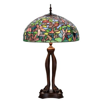 Lámpara De Mesa Tiffany 3xe27
