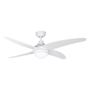 Ventilador De Techo Motor Ac 122cm 2xe27 Blanco