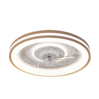 Ventilador De Techo Motor Dc 47cm Led 38w Cct Dim Blanco