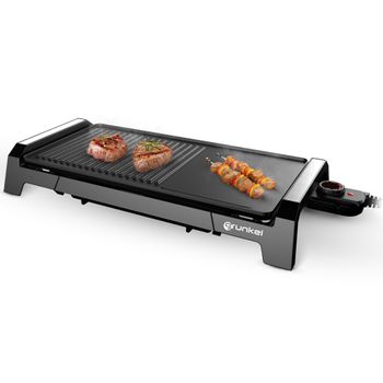 Plancha De Asar Eléctrica + Grill Bk-dh51 Grunkel