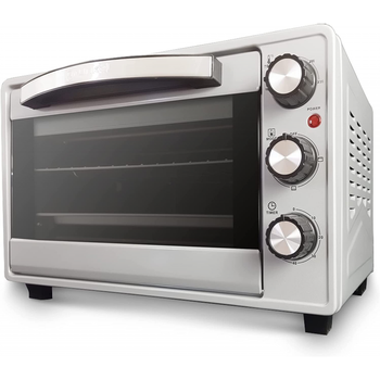 Horno Eléctrico Hr-23 Silver, 1600 W Y 23 Litros, Gris