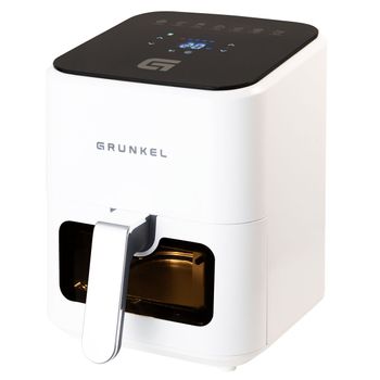 Freidora De Aire Grunkel Whiteeasyfryer, 1200 W De 4 Litros Y 7 Programas, Blanca