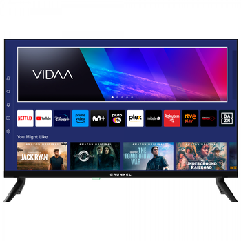 Televisión Led-2404vda 24" Grunkel Hd Con Sistema Operativo Vidaa, 3 Hdmi, 2 Usb, Tdt Hd, Satélite S2 Grabador Usb-pvr