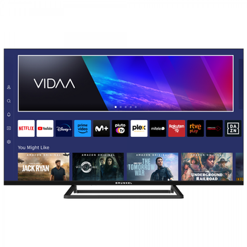 Televisión Led-4024vd 40" Grunkel Fhd Sistema Operativo Vidaa, 3 Hdmi, 2 Usb, Ethernet, Av, Salida Óptica, Grabador Usb-pvr