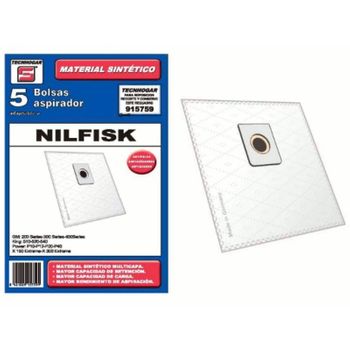 Bolsas Aspirador Nilfisk Power, Select - 128389187- Hyperfilter Plus / - 10  Unidades + 2 Microfiltros Recortables con Ofertas en Carrefour