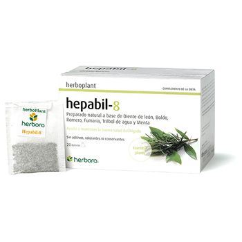 Herbora Herboplant Hepabil - 8 De 20 Sobres