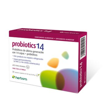 Probiotics14 Herbora 30 Cápsulas