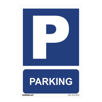 Seãal Uso Obligatorio ''parking'' (pvc 07mm) 30x40cm - Neoferr..