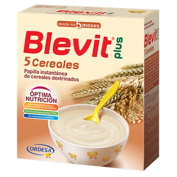 Blevit Papilla Instantánea 5 Cereales Plus 600 Gr