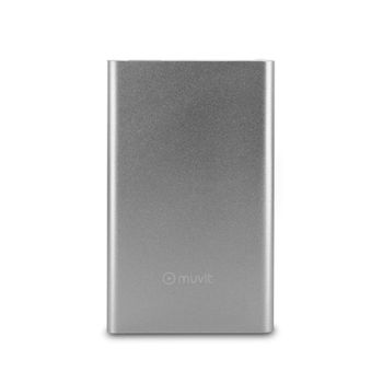 Muvit Power Bank 3000 Mah Usb 2a Cable Usb-microusb Plata