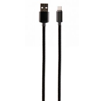 Cargador Rápido Adaptable y Cable de Carga USB-C de Nylon 2M